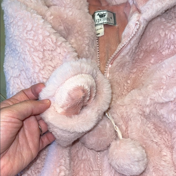 Widgeon Faux Fur Hooded Fleece Baby Jacket 18 months - Picture 6 of 9